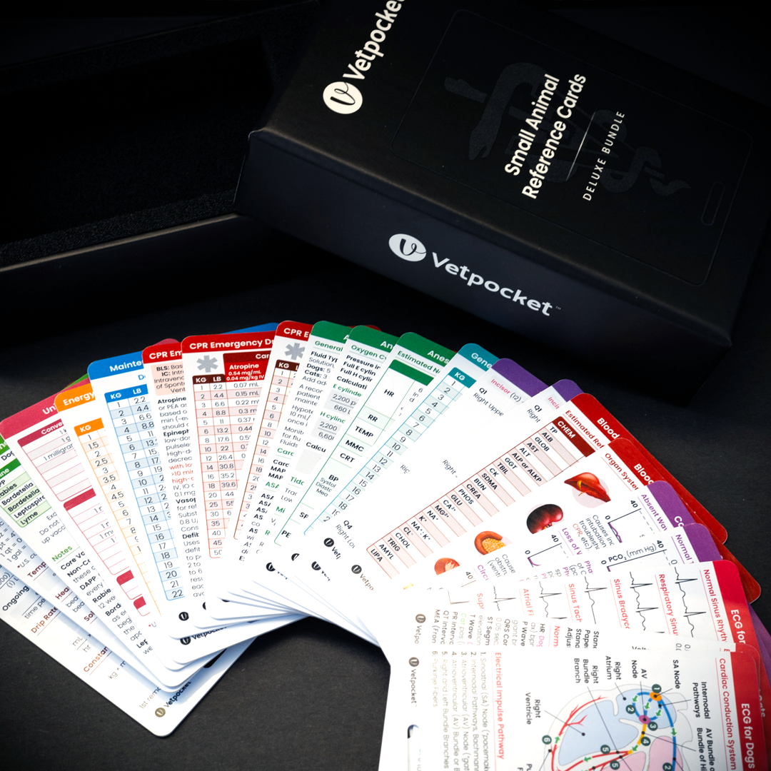 Small Animal Reference Cards Box – Vetpocket