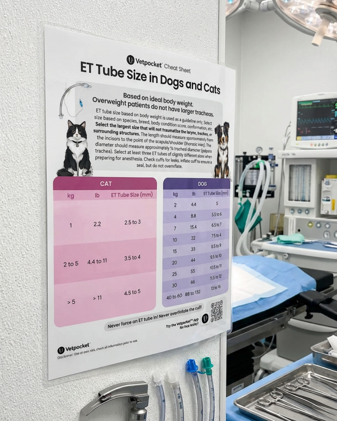 [PDF] ET Tube Size in Dogs and Cats