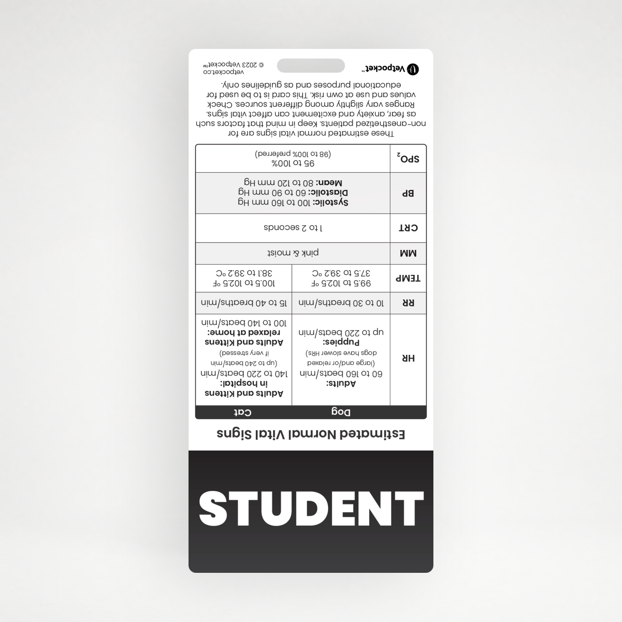 STUDENT Designation Badge