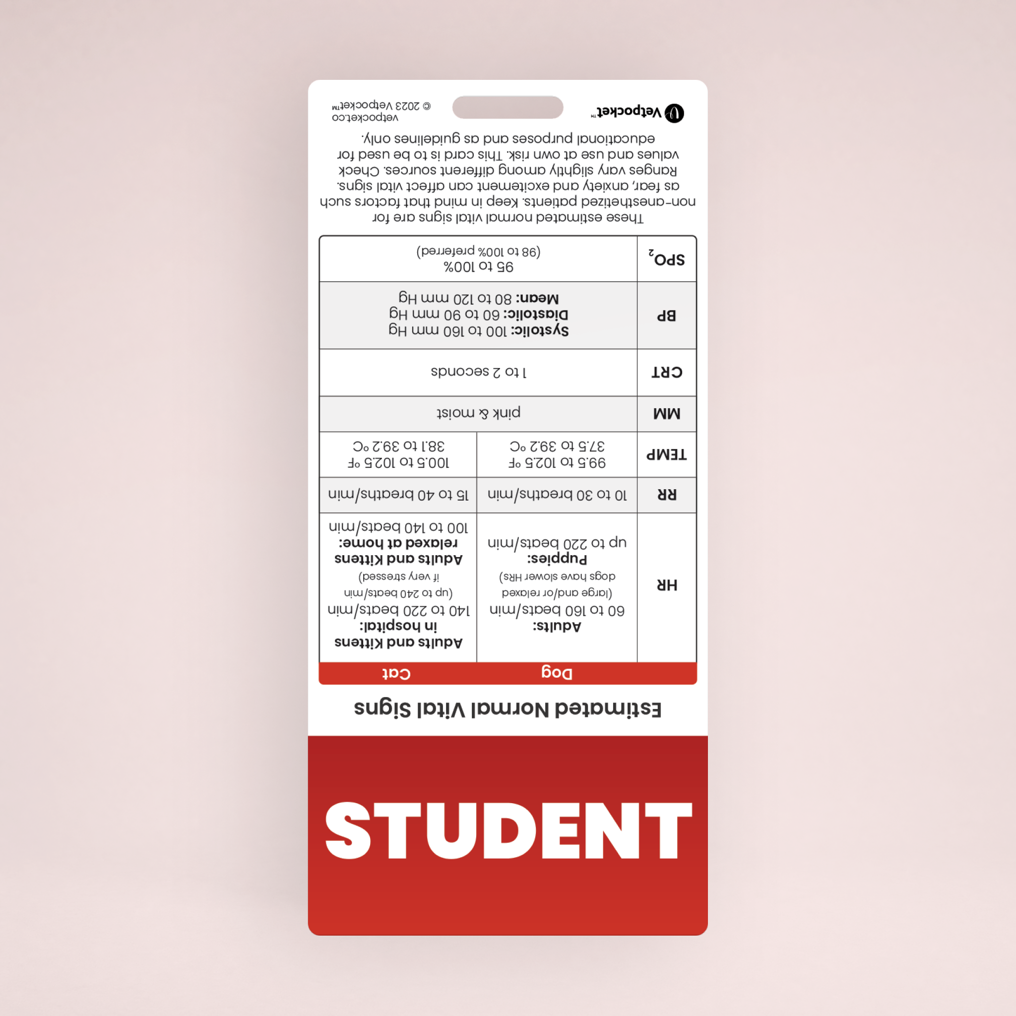 STUDENT Designation Badge
