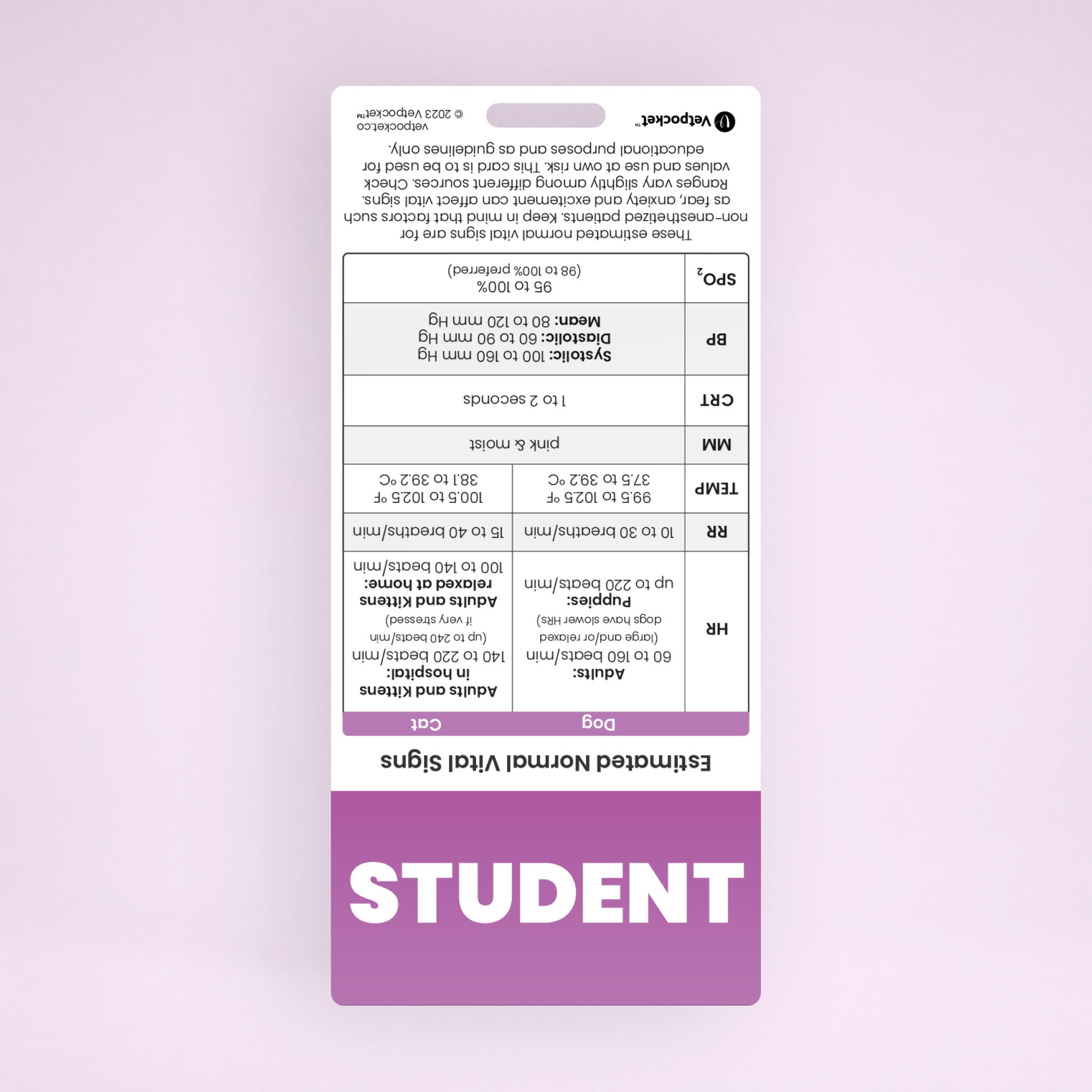 STUDENT Designation Badge