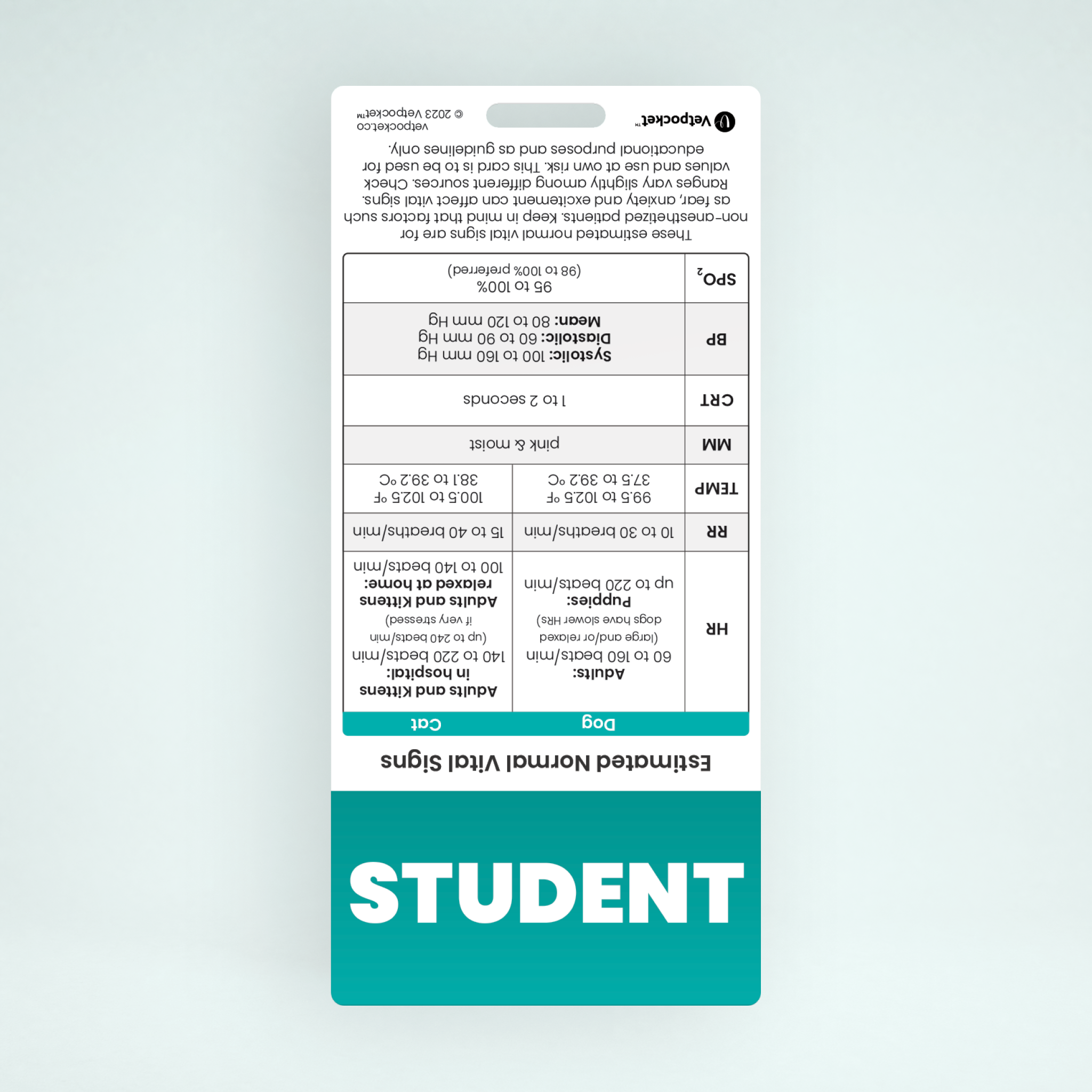 STUDENT Designation Badge
