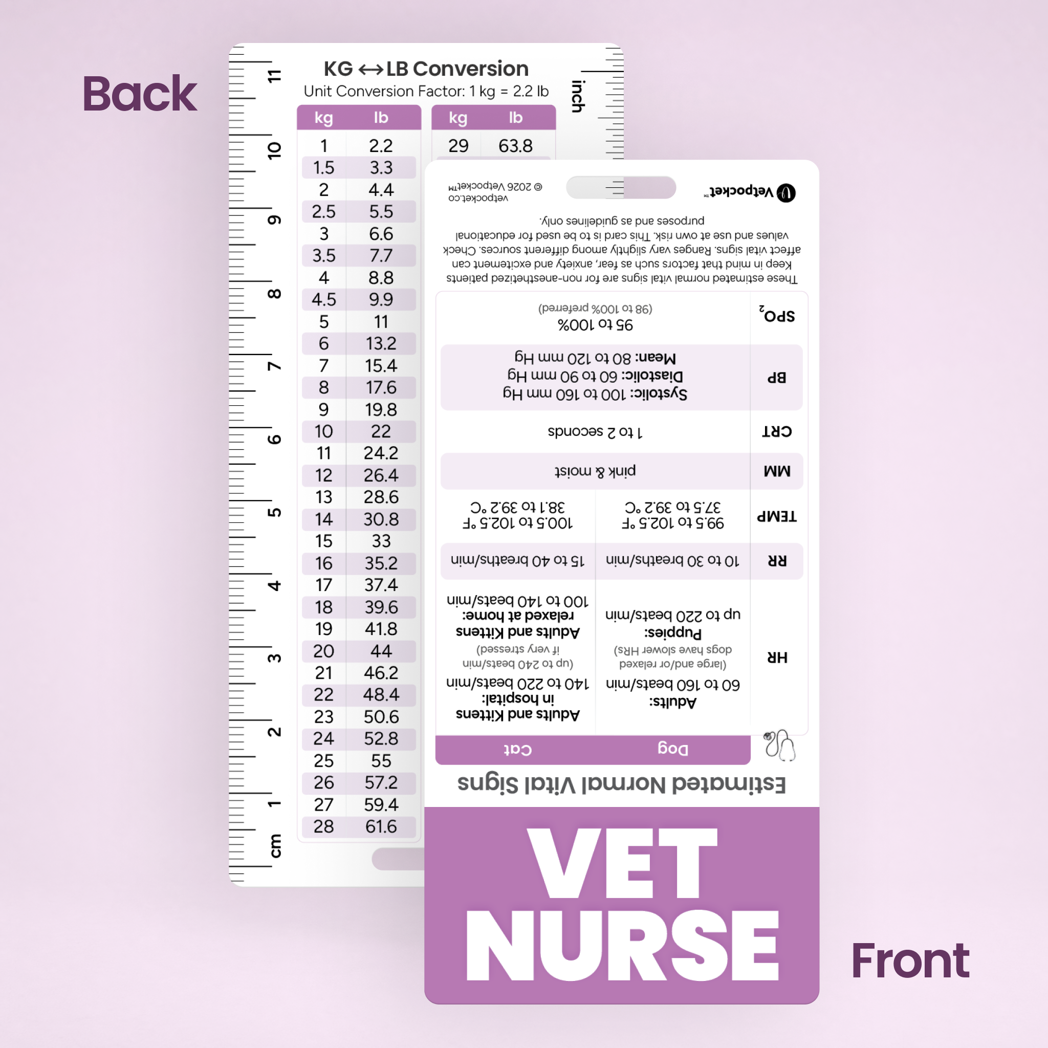VET NURSE Designation Badge
