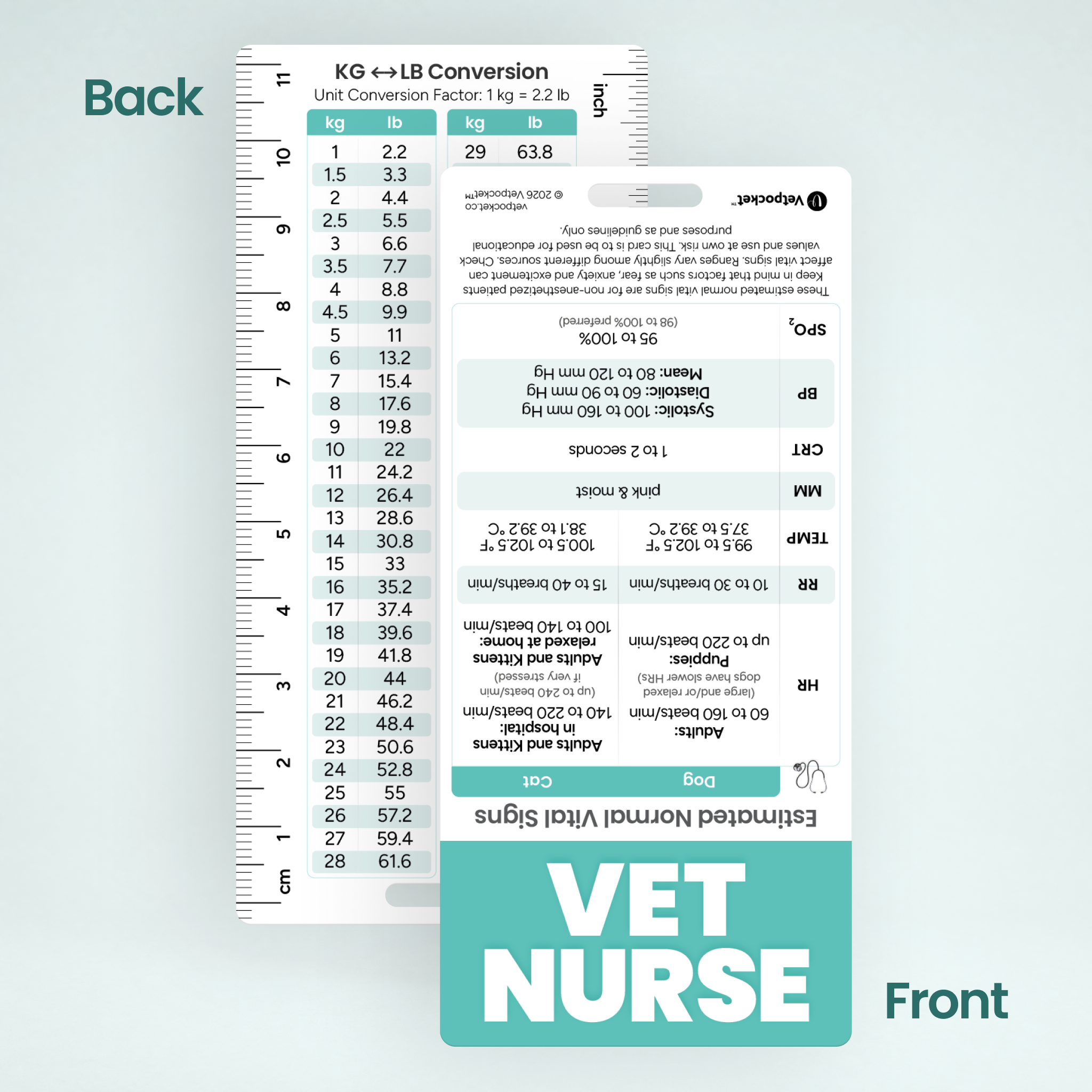 VET NURSE Designation Badge