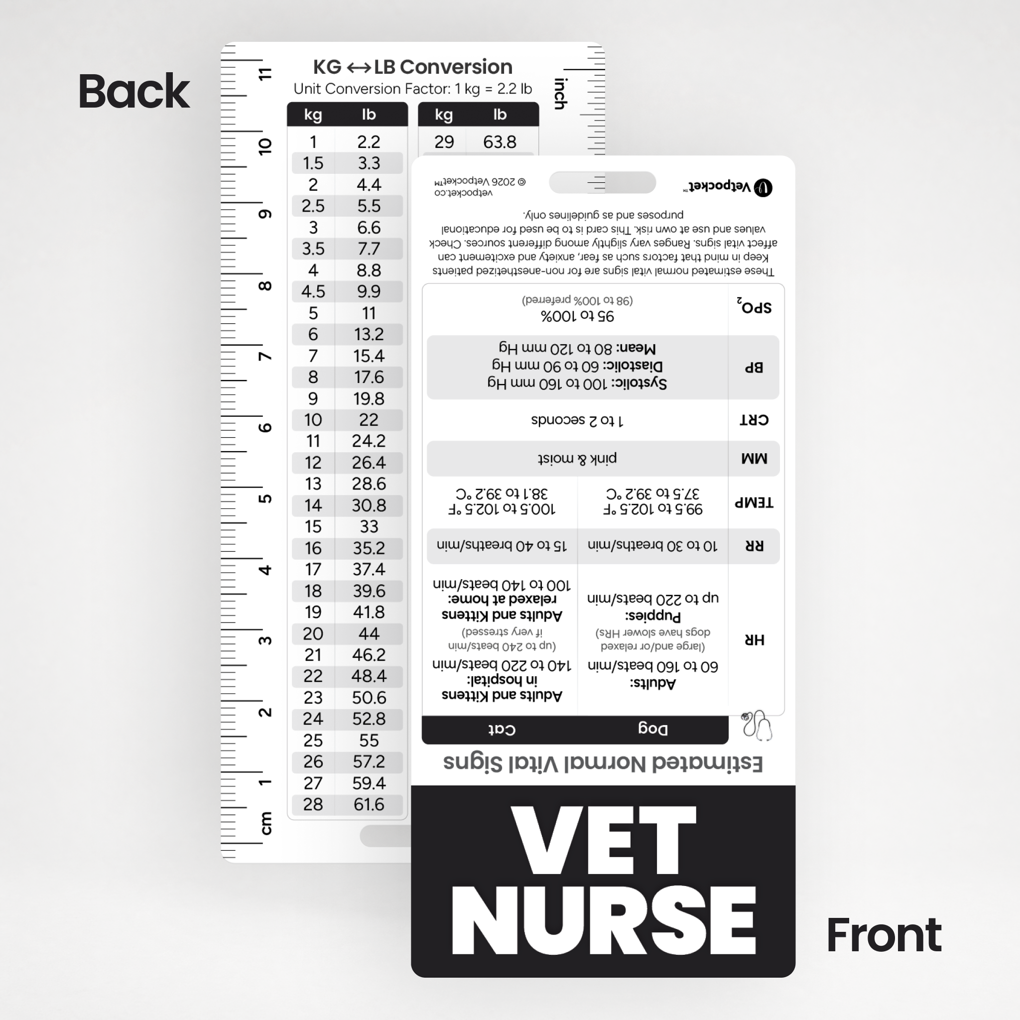 VET NURSE Designation Badge